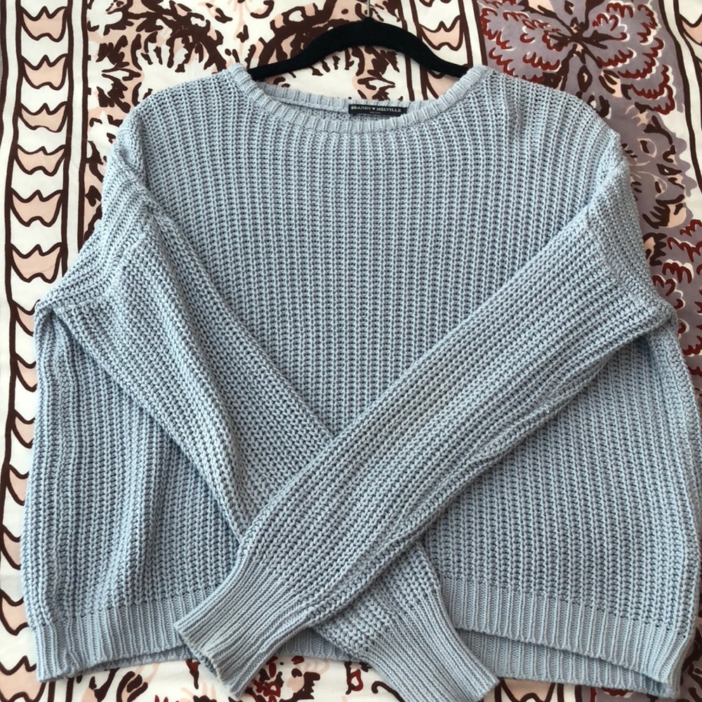 Brandy Melville baby blue sweater